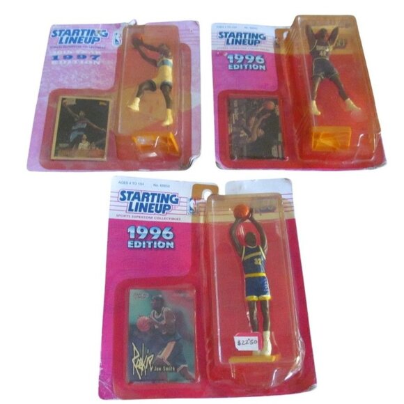 Lot of 3 Starting Lineup NBA Action Figures 1996-1997 Edition Sealed Collectible - Picture 3 of 10